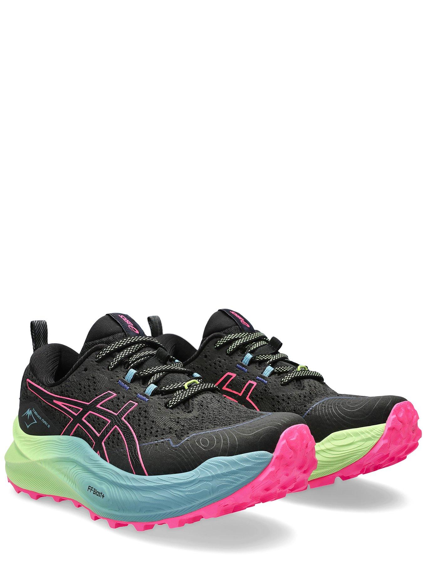 Asics cheap black pink