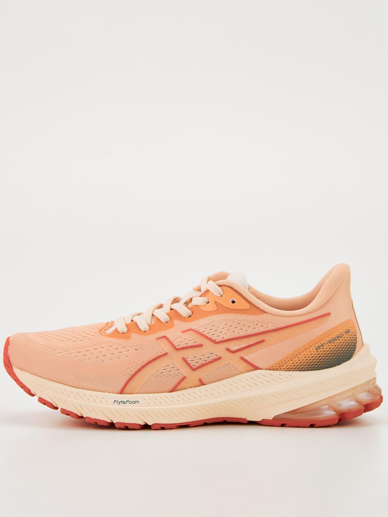 Orange hot sale asics trainers