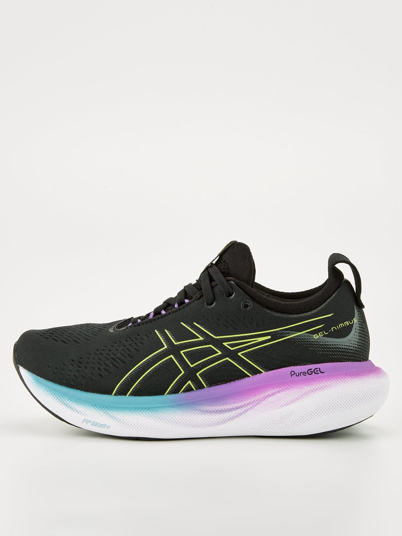 Black and yellow asics womens sale