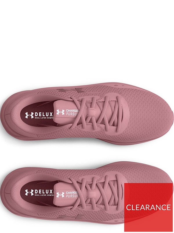 UNDER ARMOUR Womens Running Charged Pursuit 3 Trainers - Pink