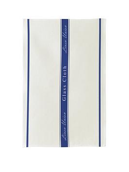 Product photograph of Ulster Weavers Glass Cloth - Linen Union - Blue from very.co.uk
