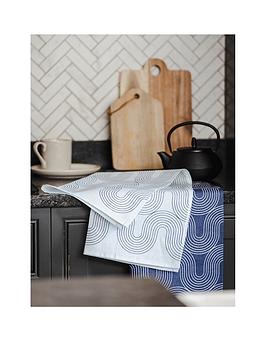 Product photograph of Ulster Weavers Tea Towel Cotton Causeway Light 2 Pack from very.co.uk