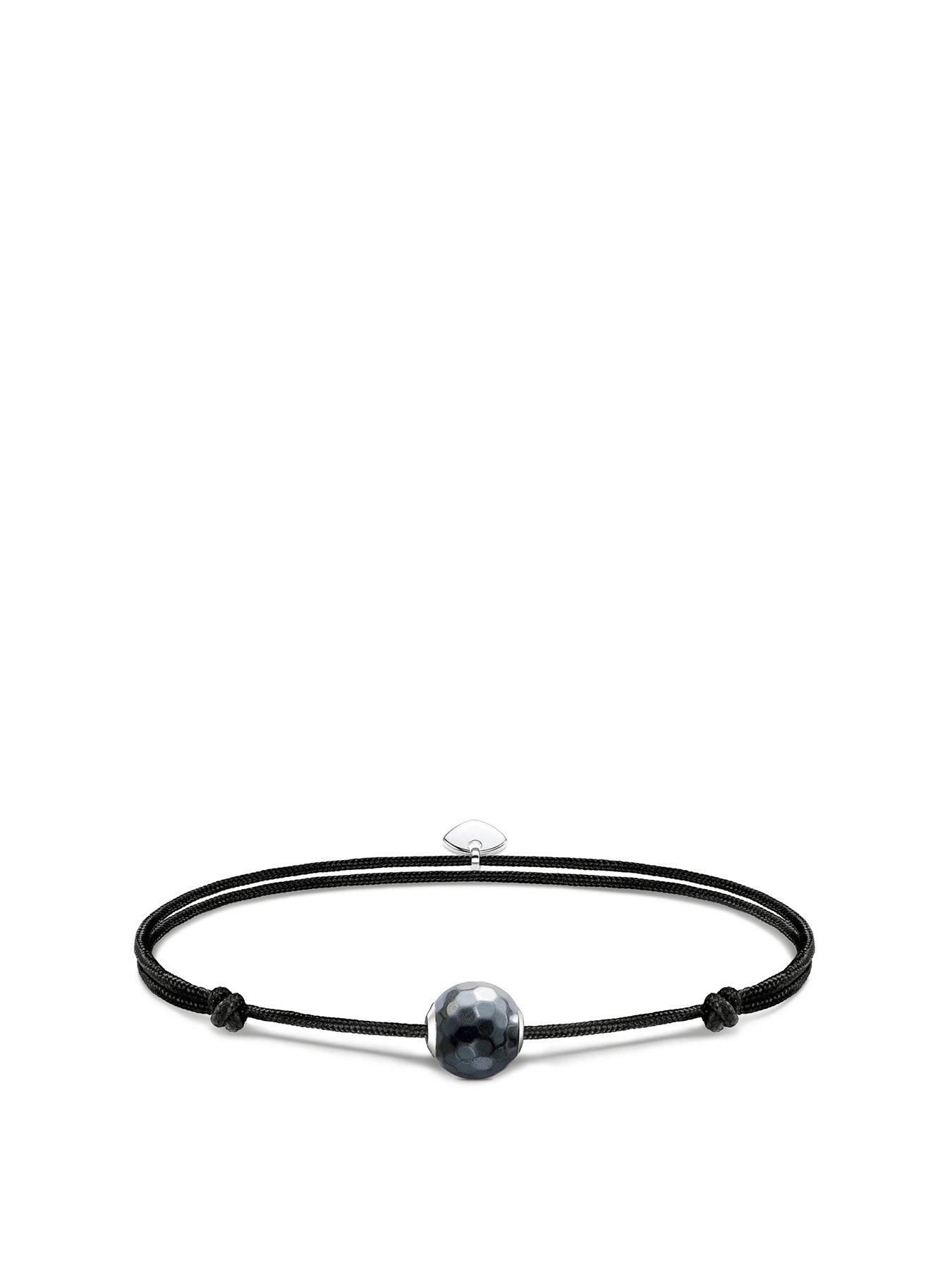 Orecchini A Ciondolo Thomas Sabo Karma Beads, In Argento 925, Per Donna, Lunghezza 2,7 Cm, Personalizzabili Con Charms