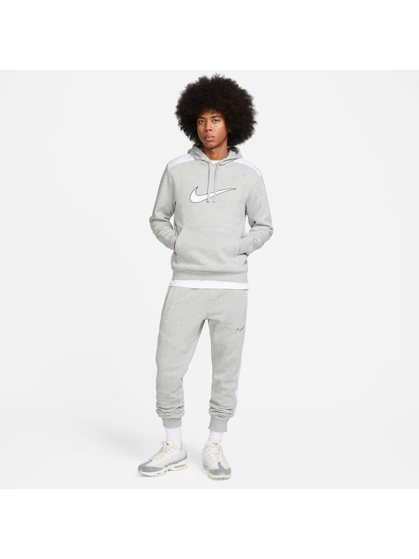 Nike pro grey discount tracksuit