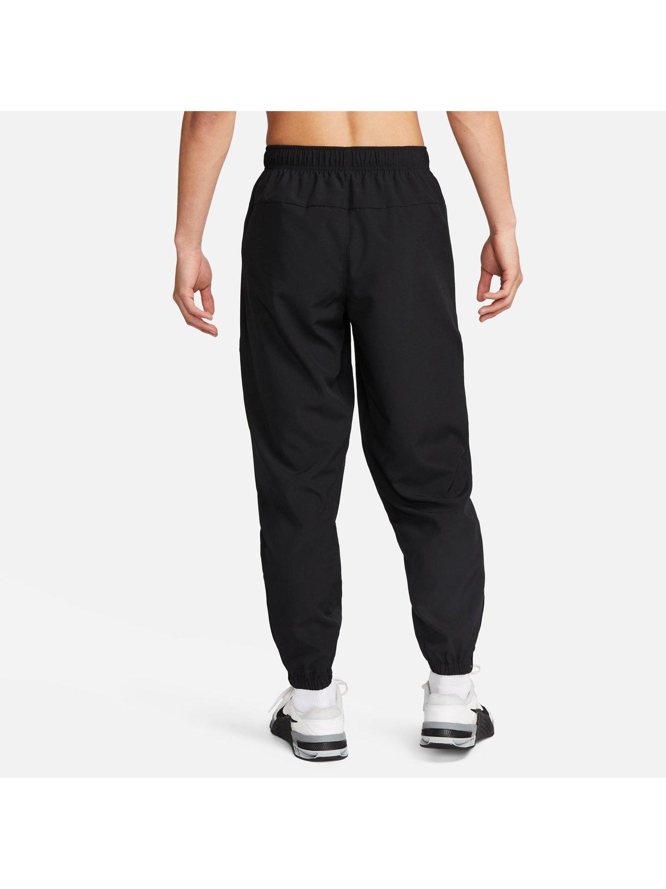 Nike Dri-FIT Men's Plus Size Tapered Training Trousers Bottom Joggers in  Black