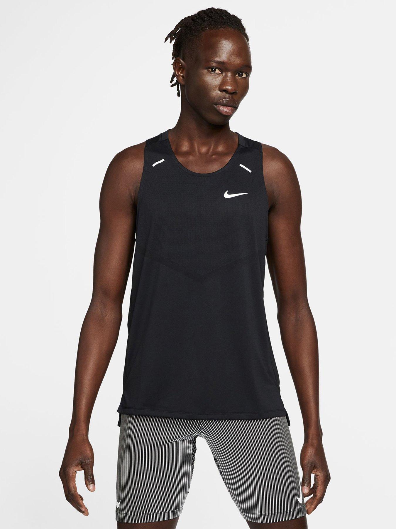 Nike Dri-FIT Men's All-Over Print Sleeveless Yoga Top. UK