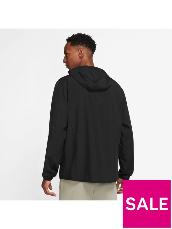 stillFront image of nike-dri-fit-from-hooded-jacket-black