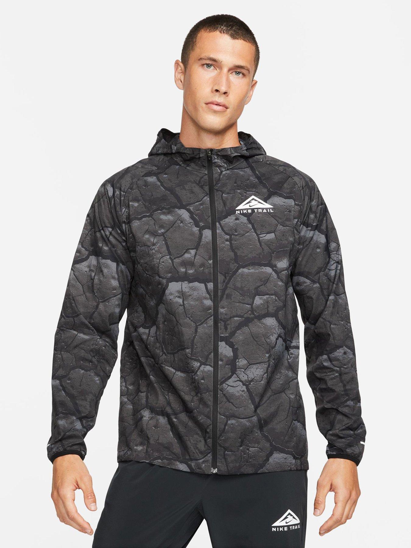 Mens nike cheap black windbreaker