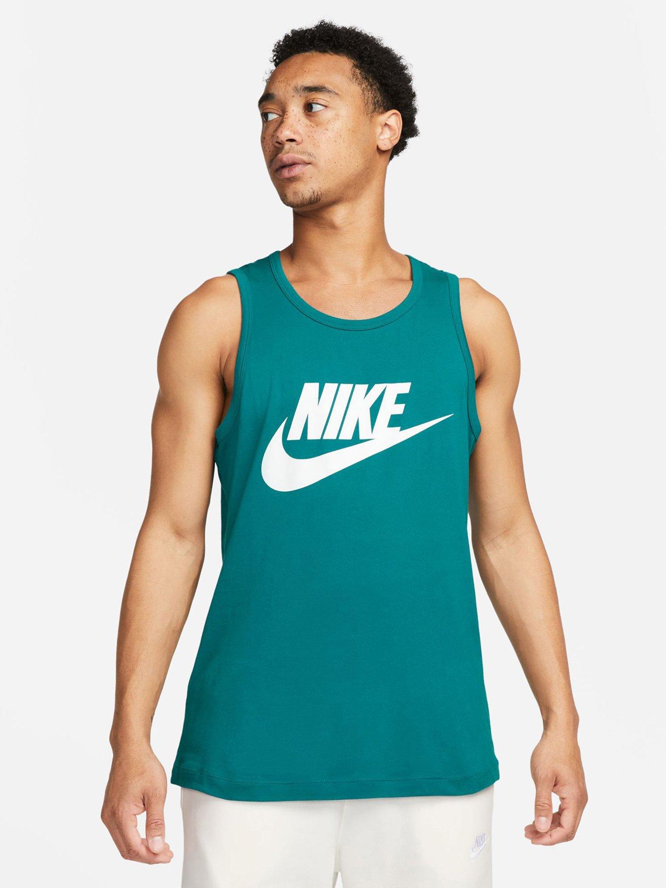 Nike NSW Icon Futura Tank Top - White/Black