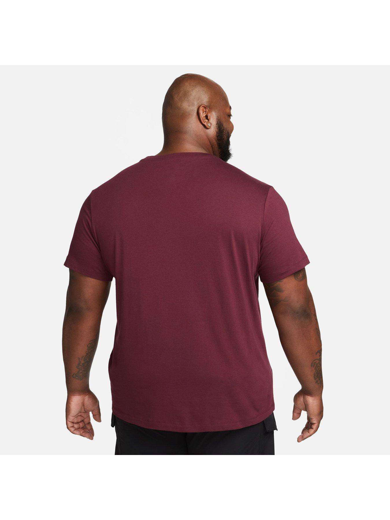 Plus size red nike 2024 shirt