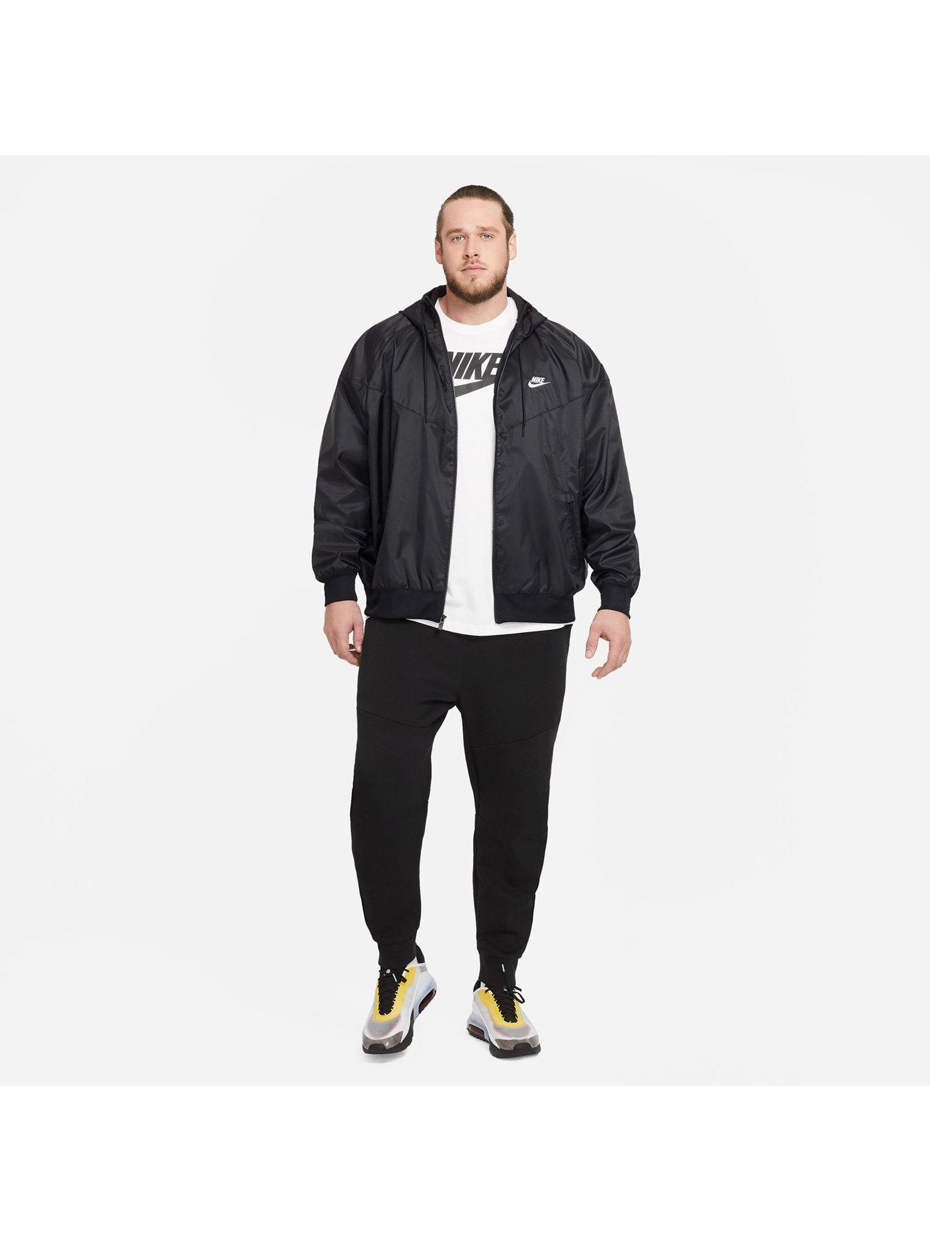 Nike jacket clearance windrunner black