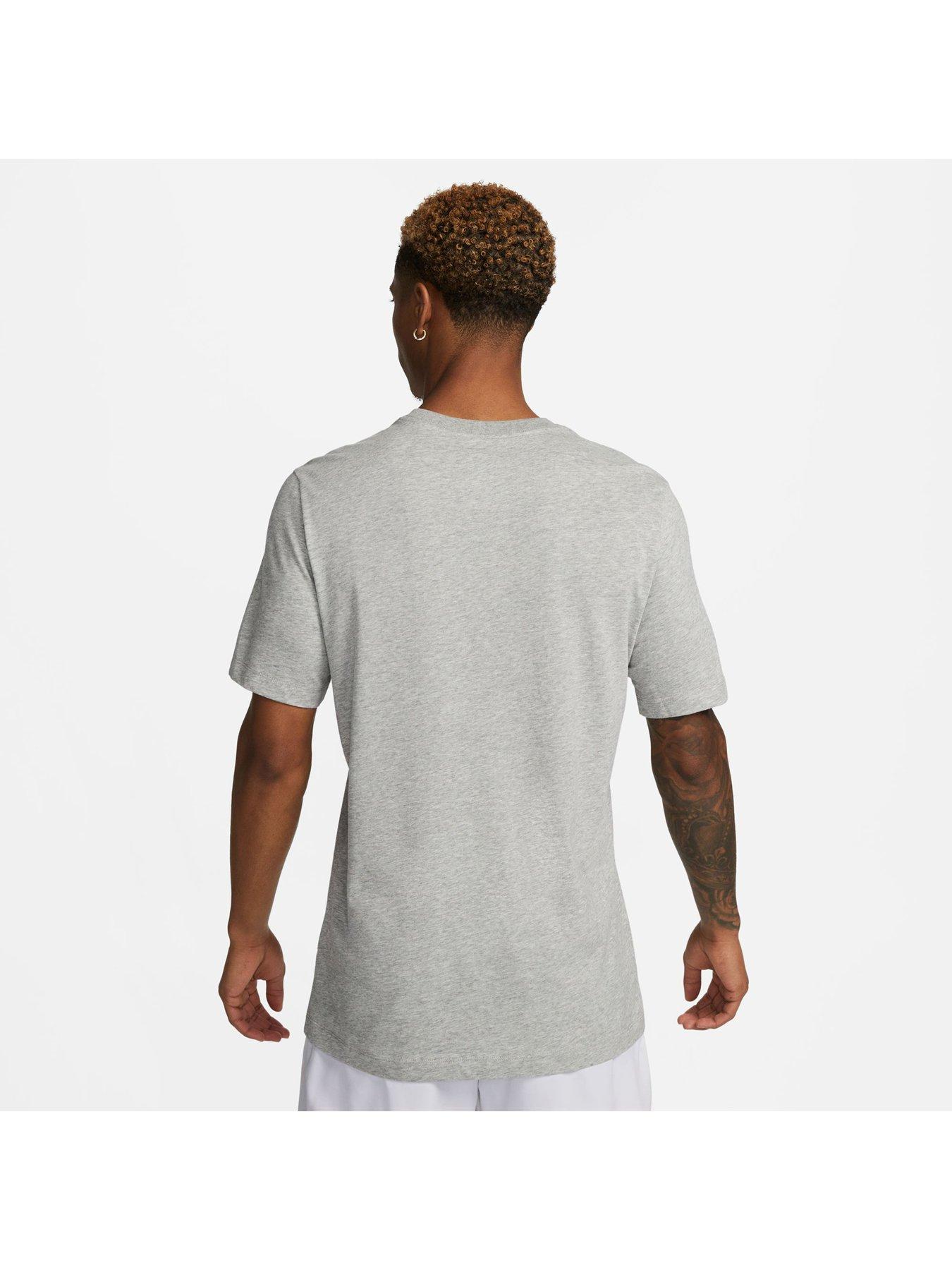 Nike Dri-Fit Training T-Shirt - Dark Grey | very.co.uk