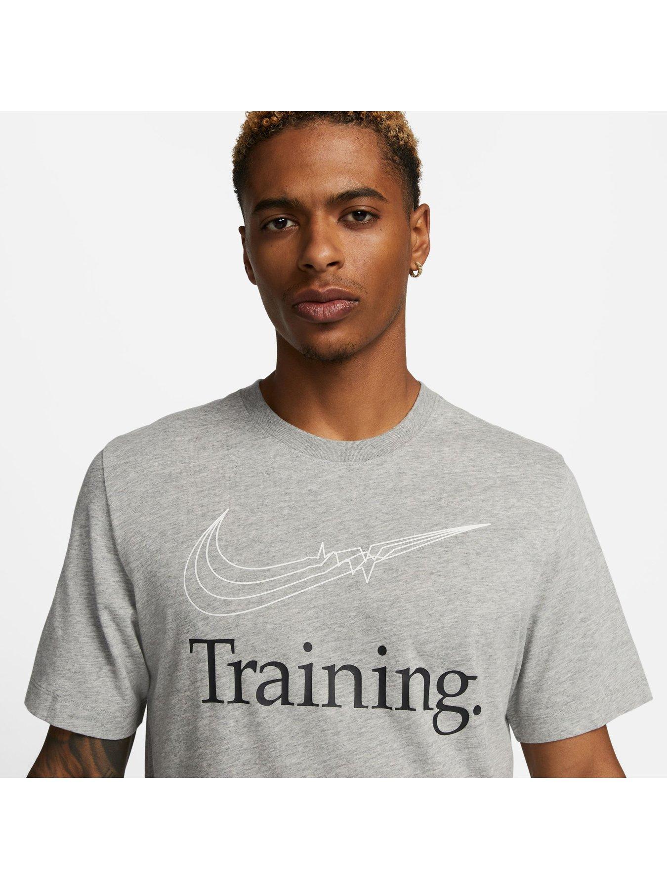 Dri Fit Training T Shirt Dark Grey