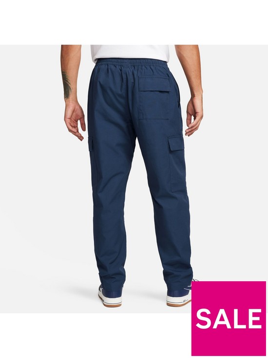 stillFront image of nike-club-cargo-woven-pants-navy