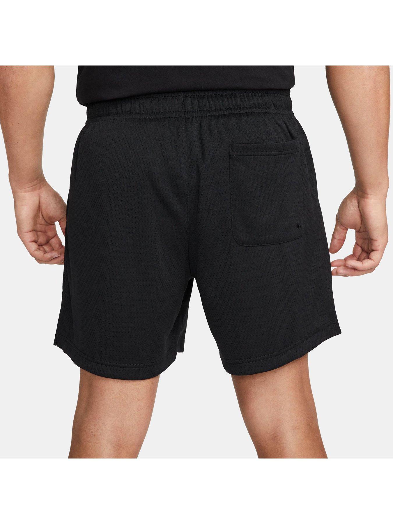 Nike Club Mesh Flow Shorts - Black | very.co.uk