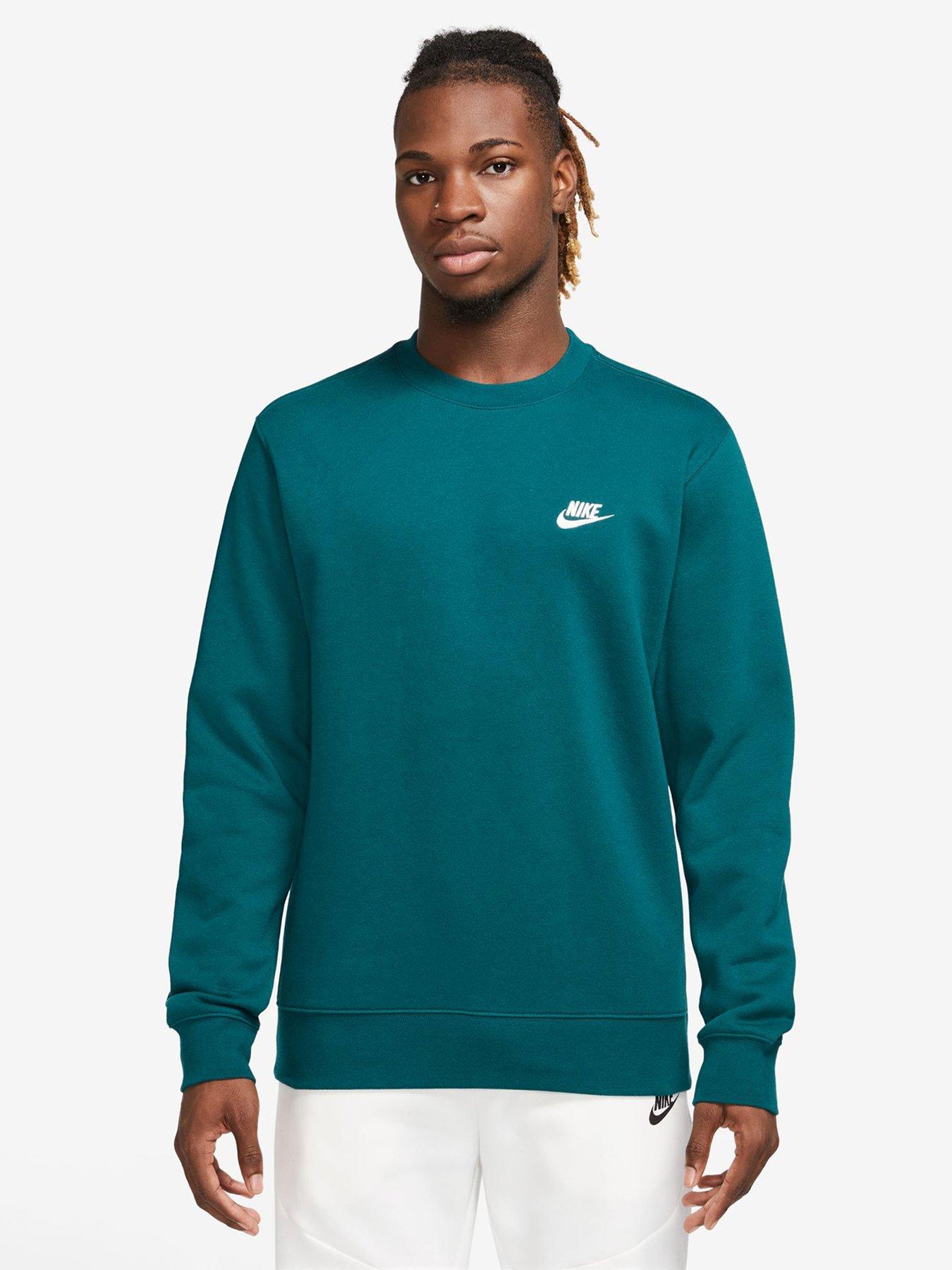 Nike club sweatshirt on sale green