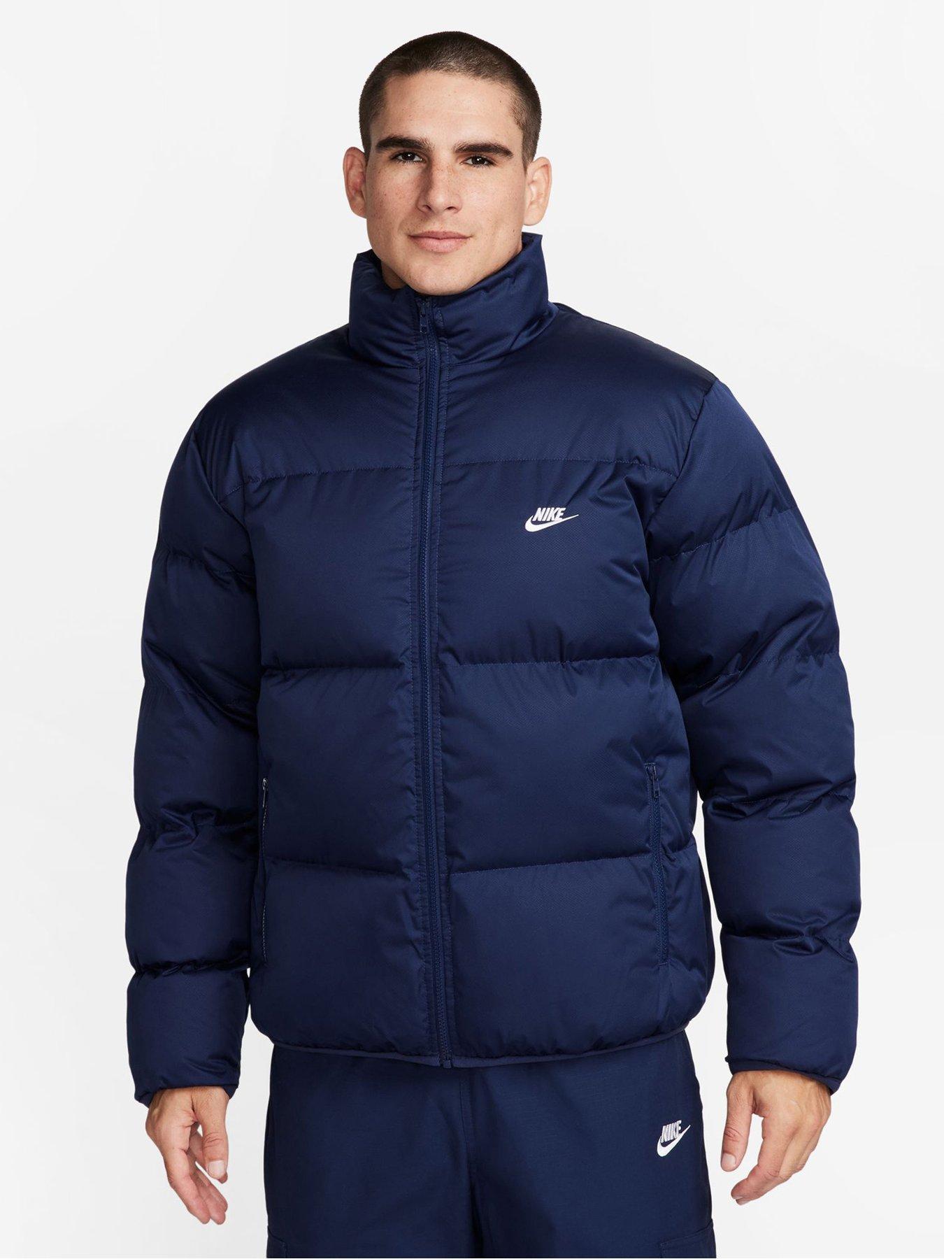 Nike padded store down jacket mens