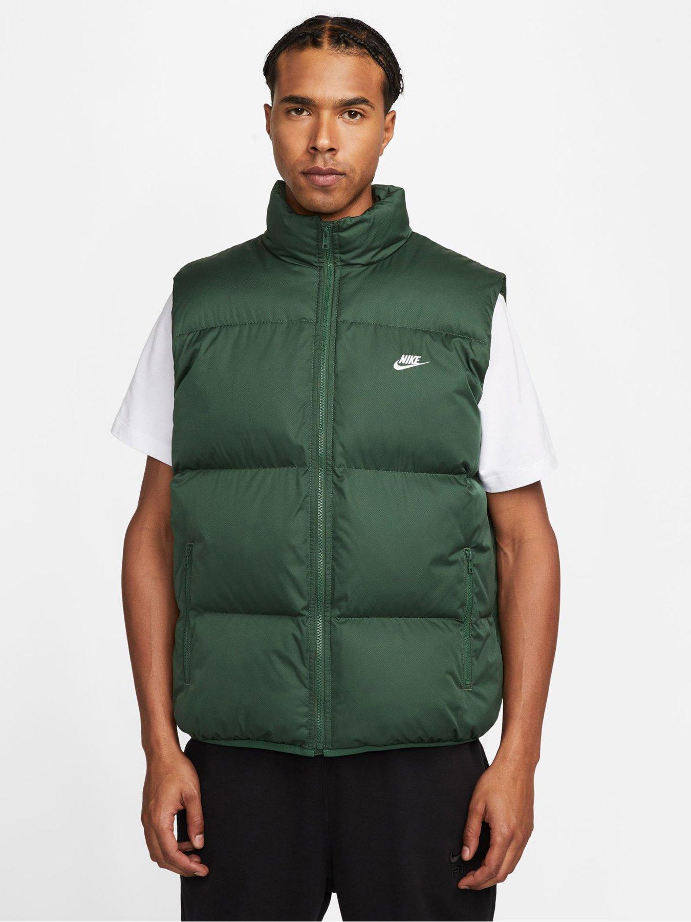 Nike Club Men's Padded Gilet - Green | very.co.uk