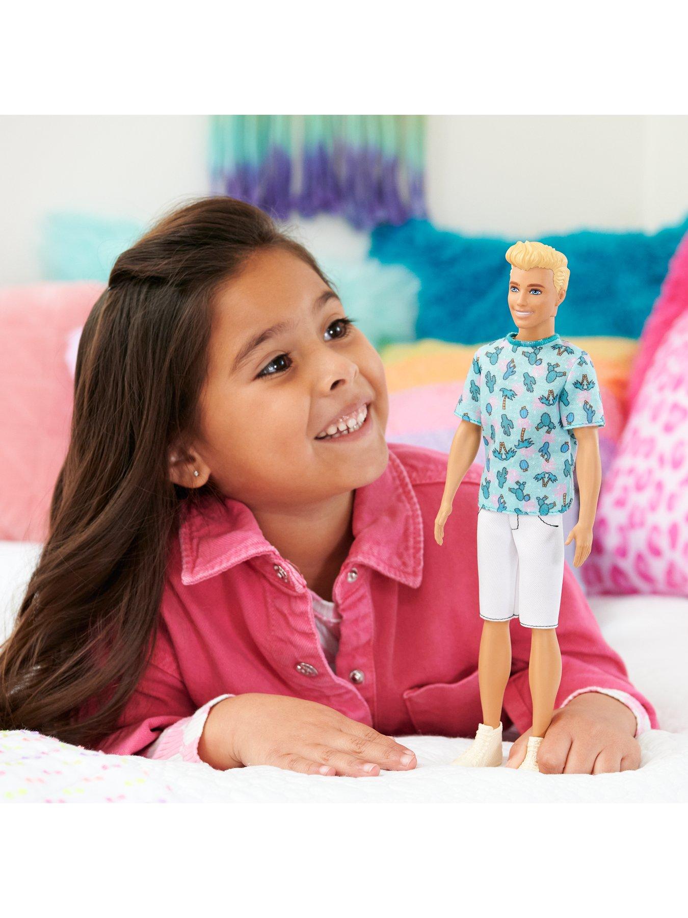 Barbie Ken Fashionista Doll - #211 with Blonde Hair and Cactus Tee