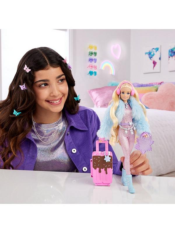 Barbie Extra Fly - Snow Fashion Travel Doll and Accessories | very