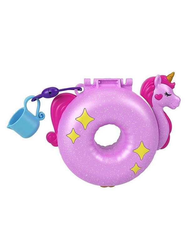 Image 6 of 6 of Polly Pocket Unicorn Floatie Compact Micro Doll Playset