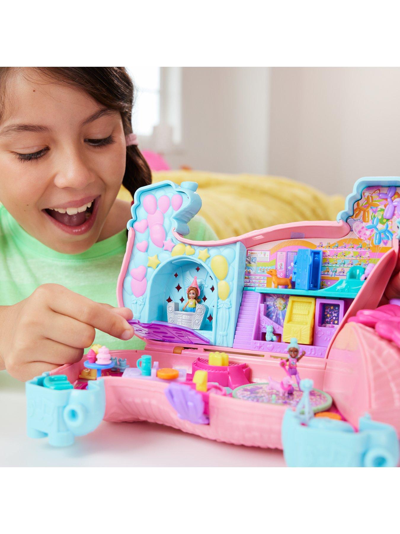 Polly Pocket Puppy Party Compact Micro Doll Playset | Very.co.uk