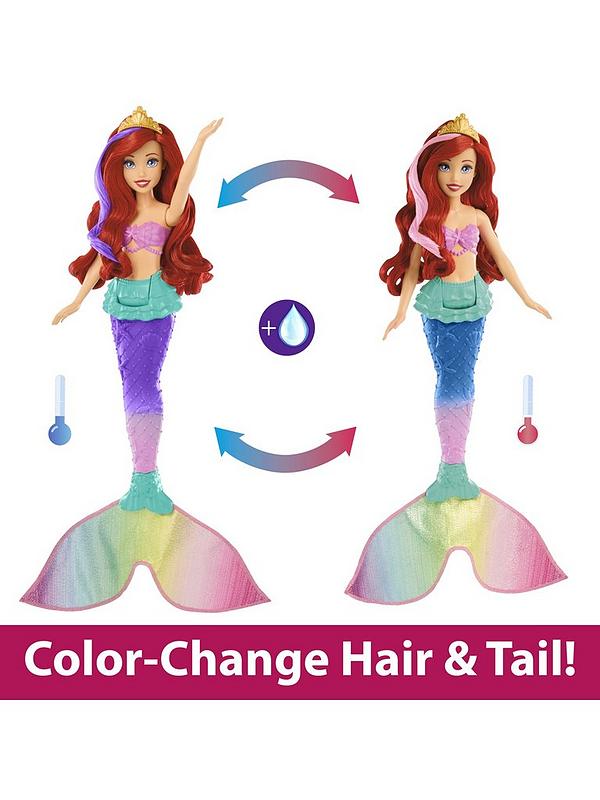 Image 4 of 6 of Disney Princess Swim &amp; Splash Colour Change Ariel Doll