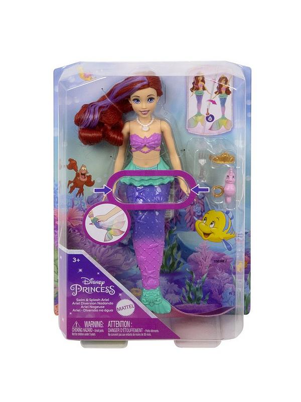 Image 6 of 6 of Disney Princess Swim &amp; Splash Colour Change Ariel Doll
