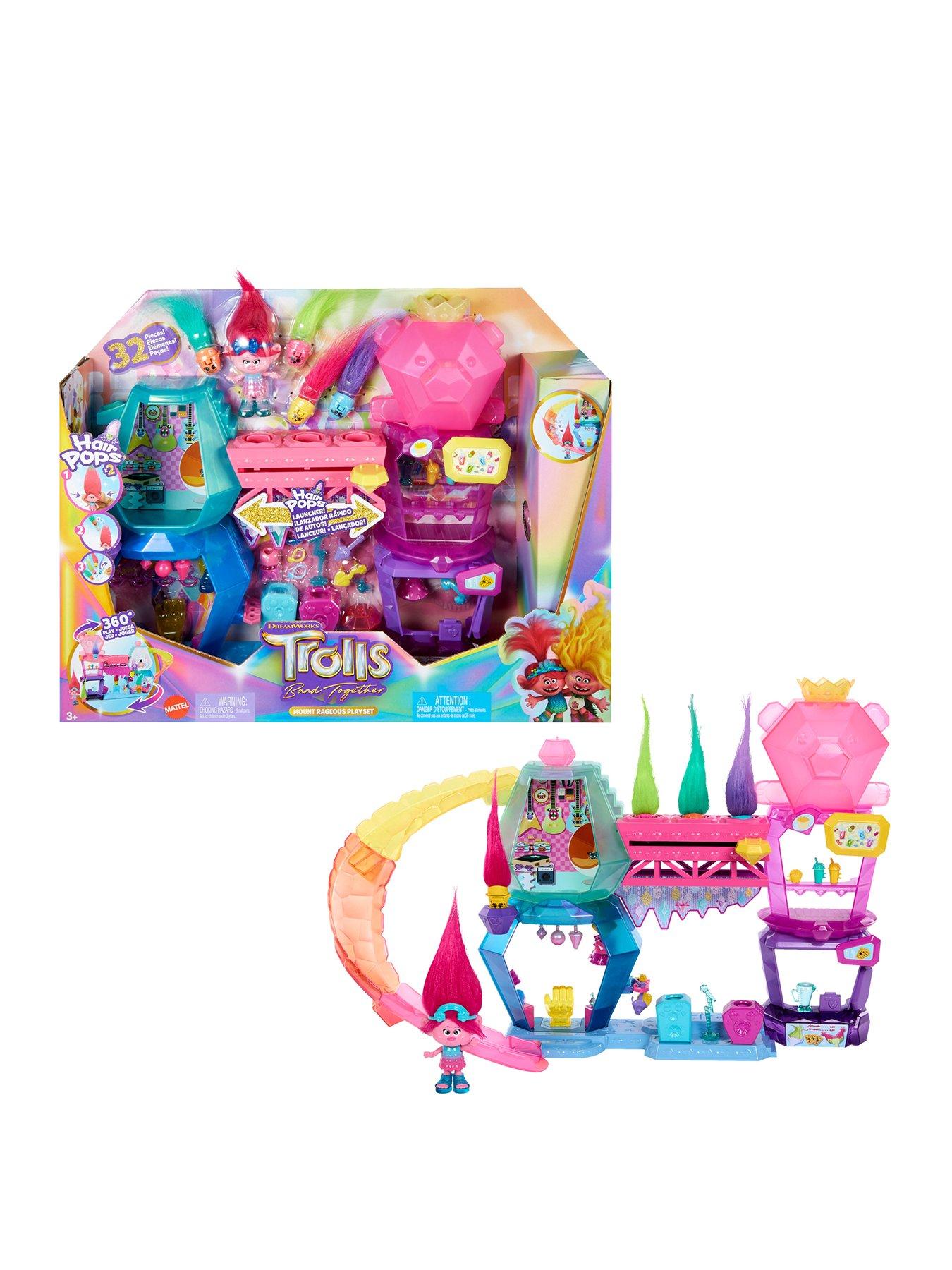 DreamWorks Trolls Band Together Mount Rageous Playset and Poppy Doll ...