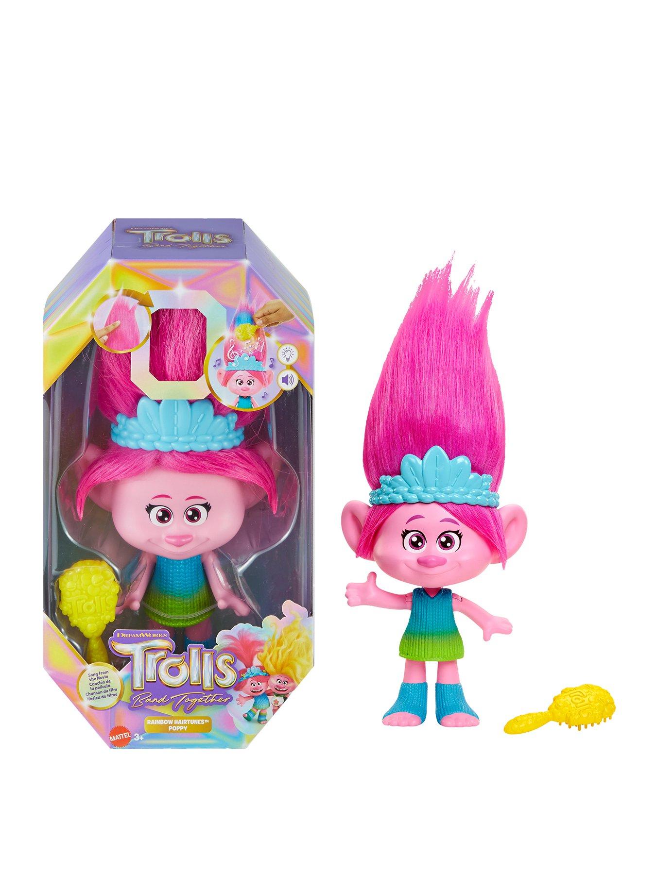 DreamWorks Trolls Band Together Rainbow HairTunes Poppy Singing Doll ...