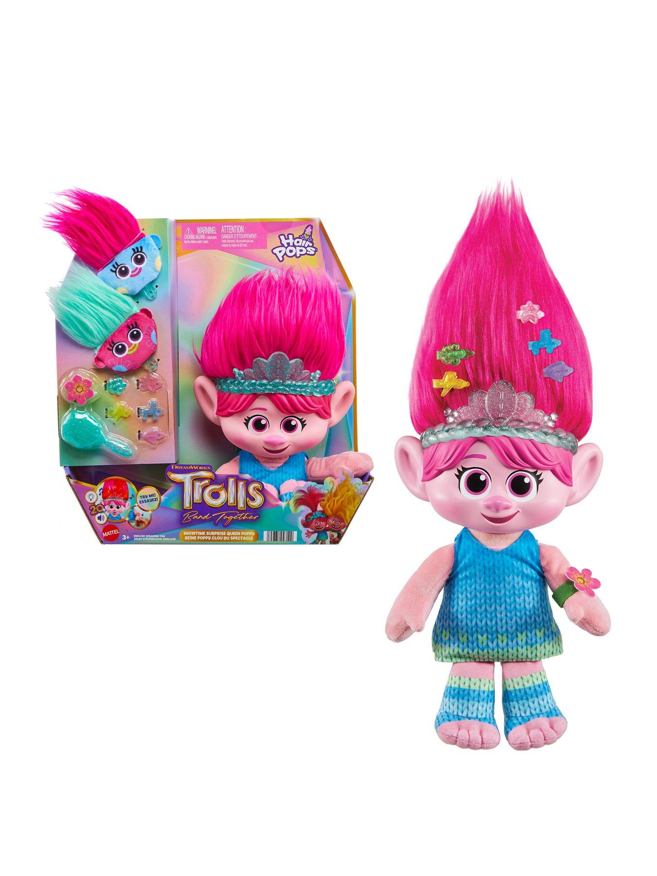 DreamWorks Trolls Band Together Hair Pops Showtime Surprise Plush ...