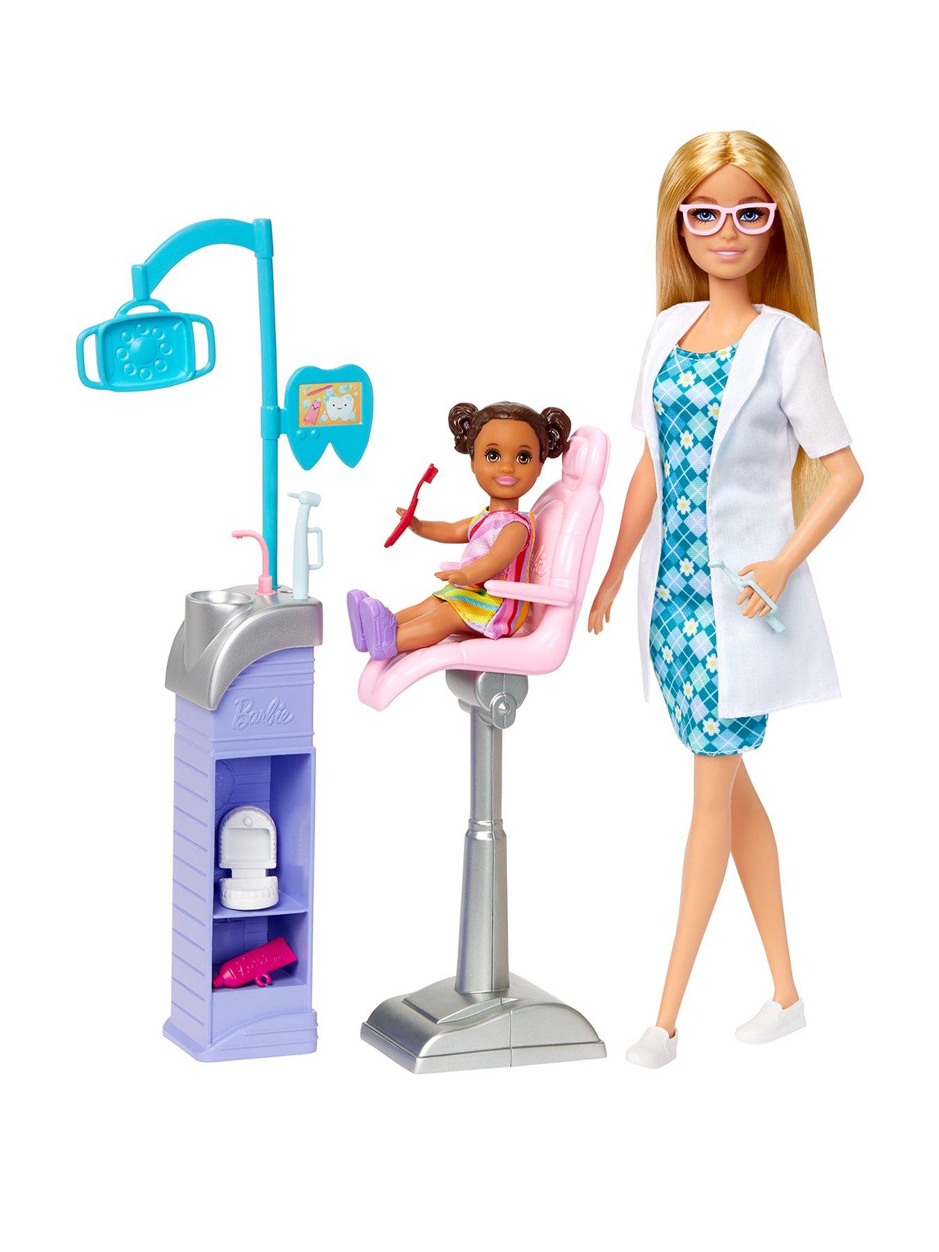 Barbie Careers Dentist Doll Playset & Accessories | very.co.uk