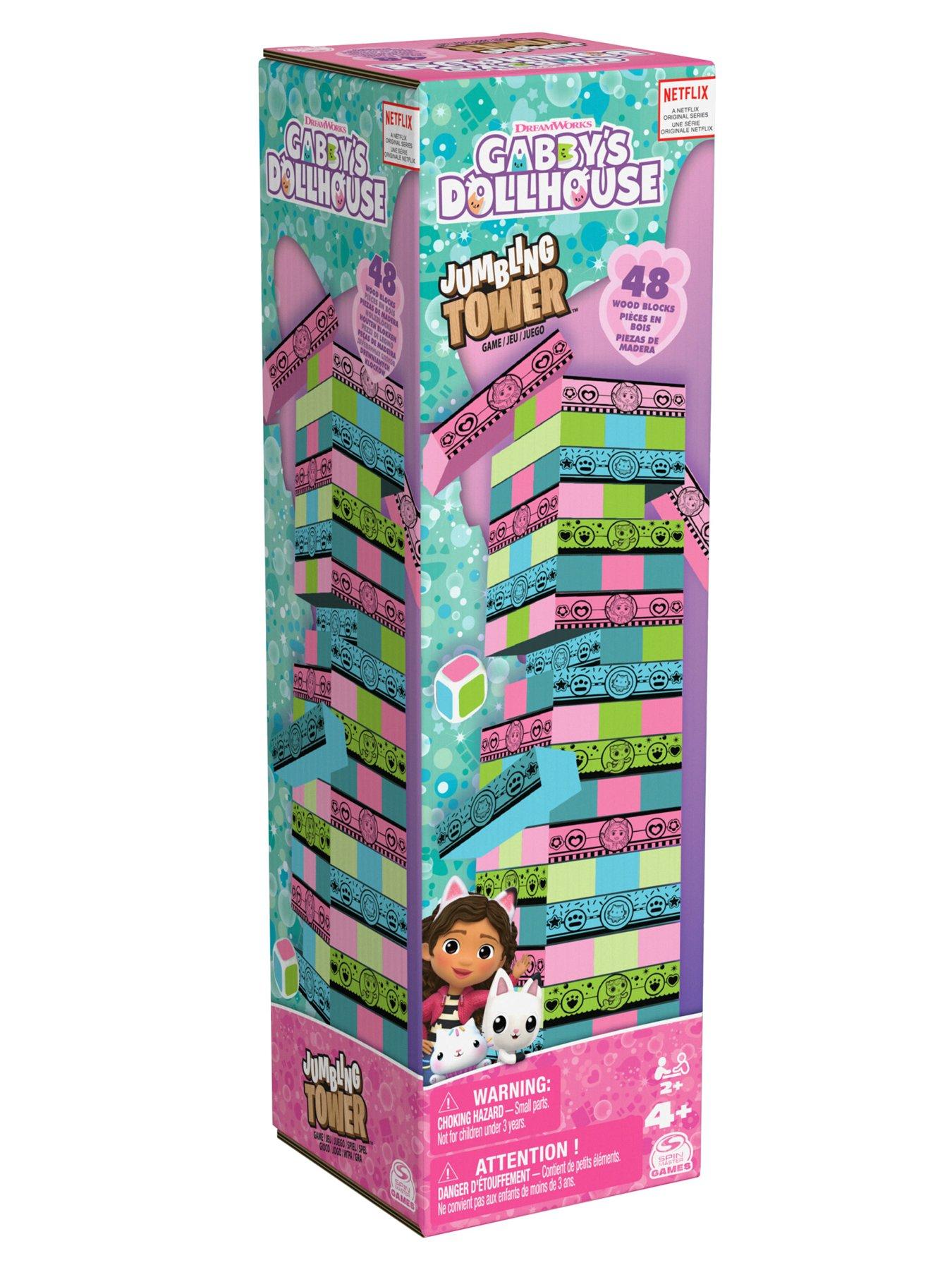 Gabby's Dollhouse Gabbys Dollhouse Jumbling Tower Game