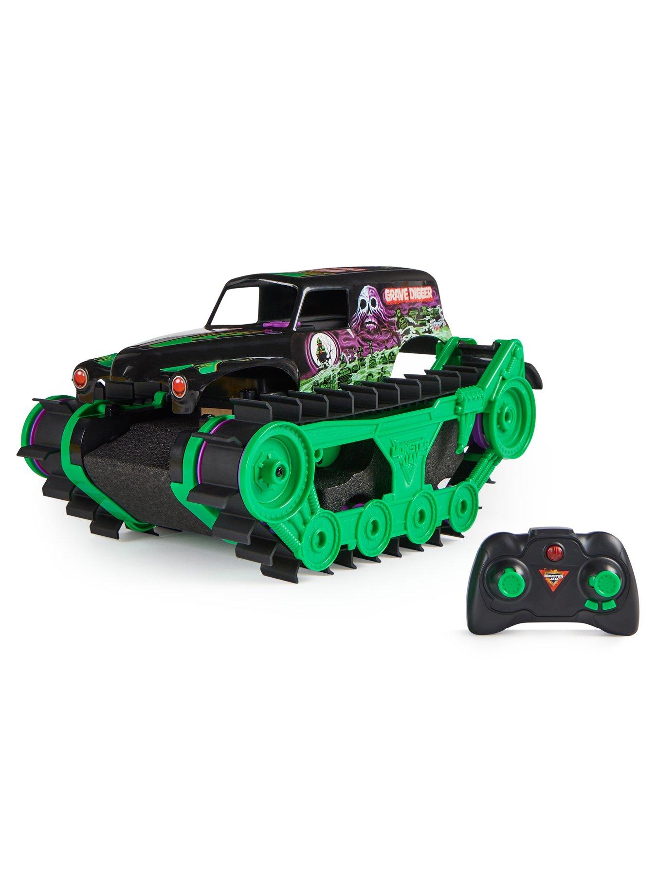 Monster Jam Grave Digger Trax 1 15 RC All Terrain Truck Very