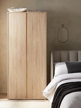 Product photograph of Everyday Lisson 2 Door Wardrobe - Oak - Fsc Reg Certified from very.co.uk