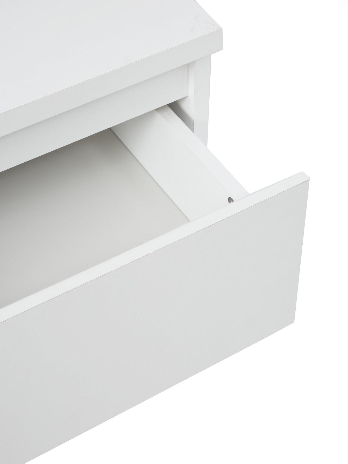 Image 4 of 6 of The Very Collection Lisson 2 Drawer Bedside - White&nbsp;- FSC&reg; Certified