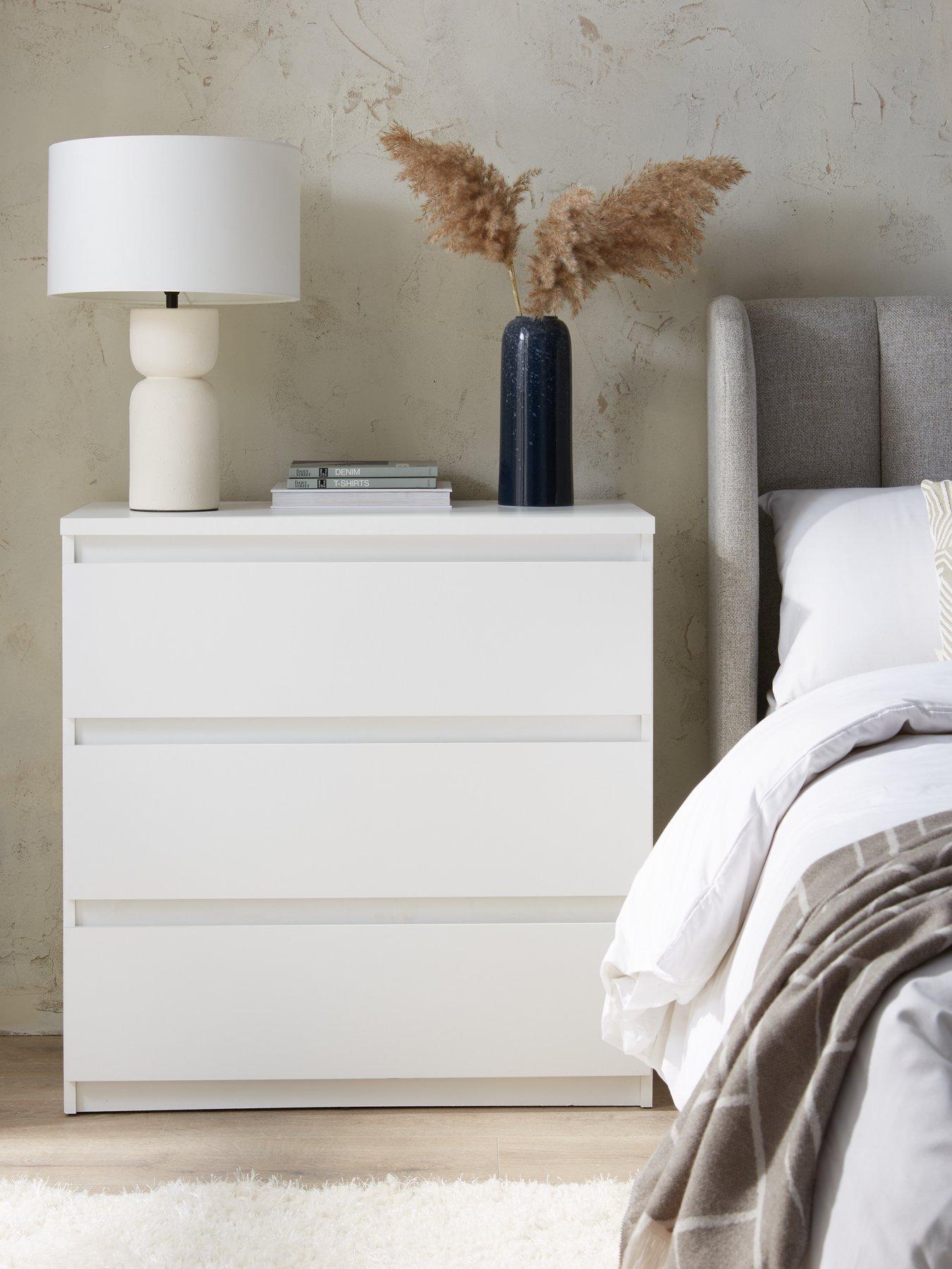 undefined Lisson 3 Drawer Chest - White - FSC® Certified