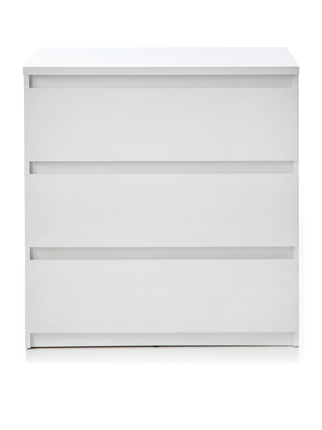 Image 2 of 7 of Very Home Lisson 3 Drawer Chest - White&nbsp;- FSC&reg; Certified