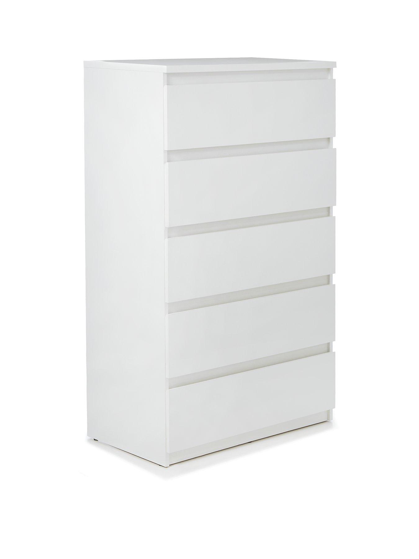 Image 3 of 7 of Very Home Lisson 5 Drawer Chest - White&nbsp;- FSC&reg; Certified