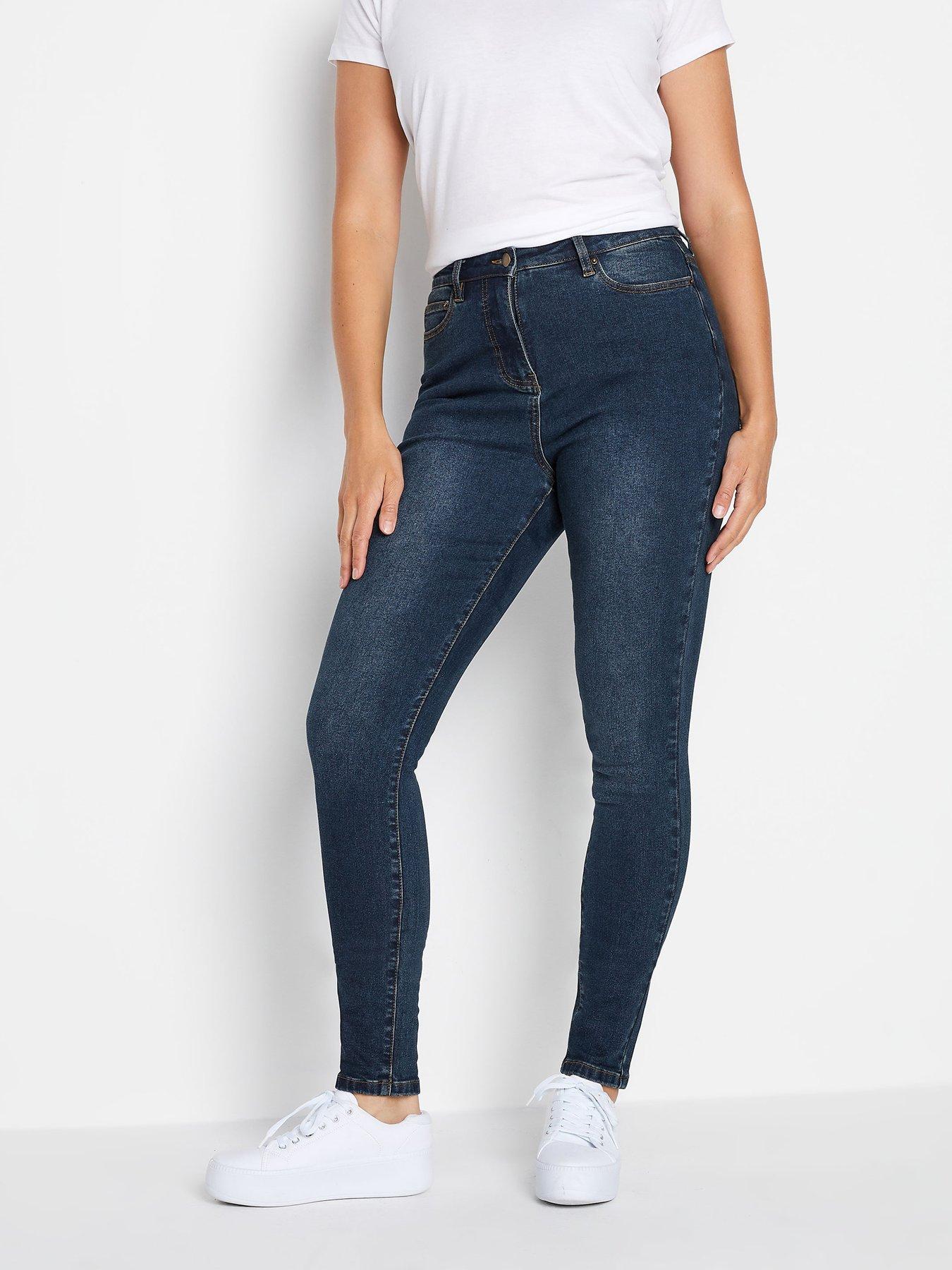 Long Tall Sally Washed Blue Ava Skinny Jean Very