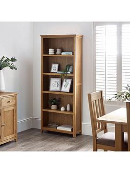Product photograph of Julian Bowen Mallory Tall Bookcase from very.co.uk