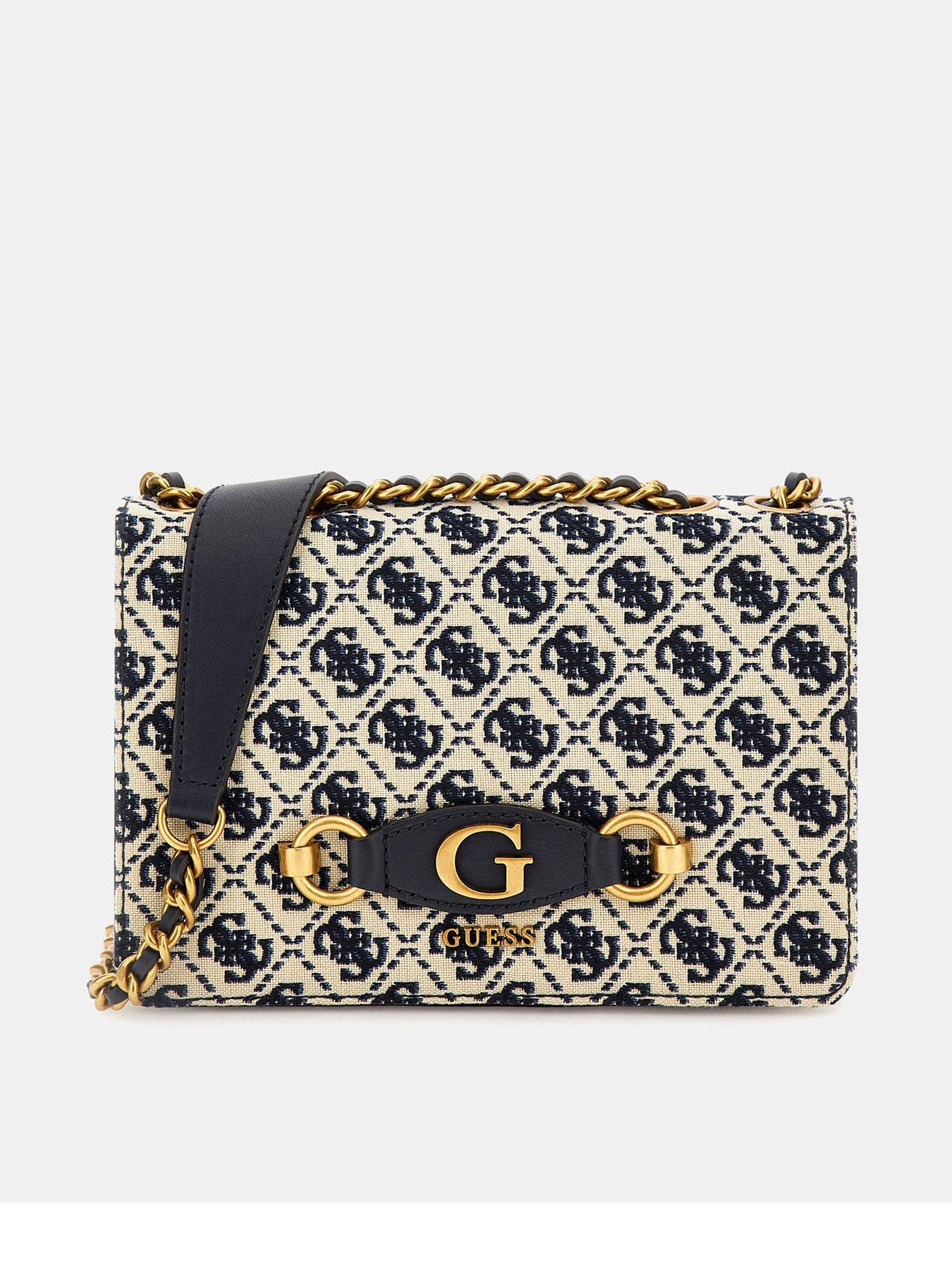 Guess Izzy Convertible Xbody Bag - Navy Logo | Very.co.uk