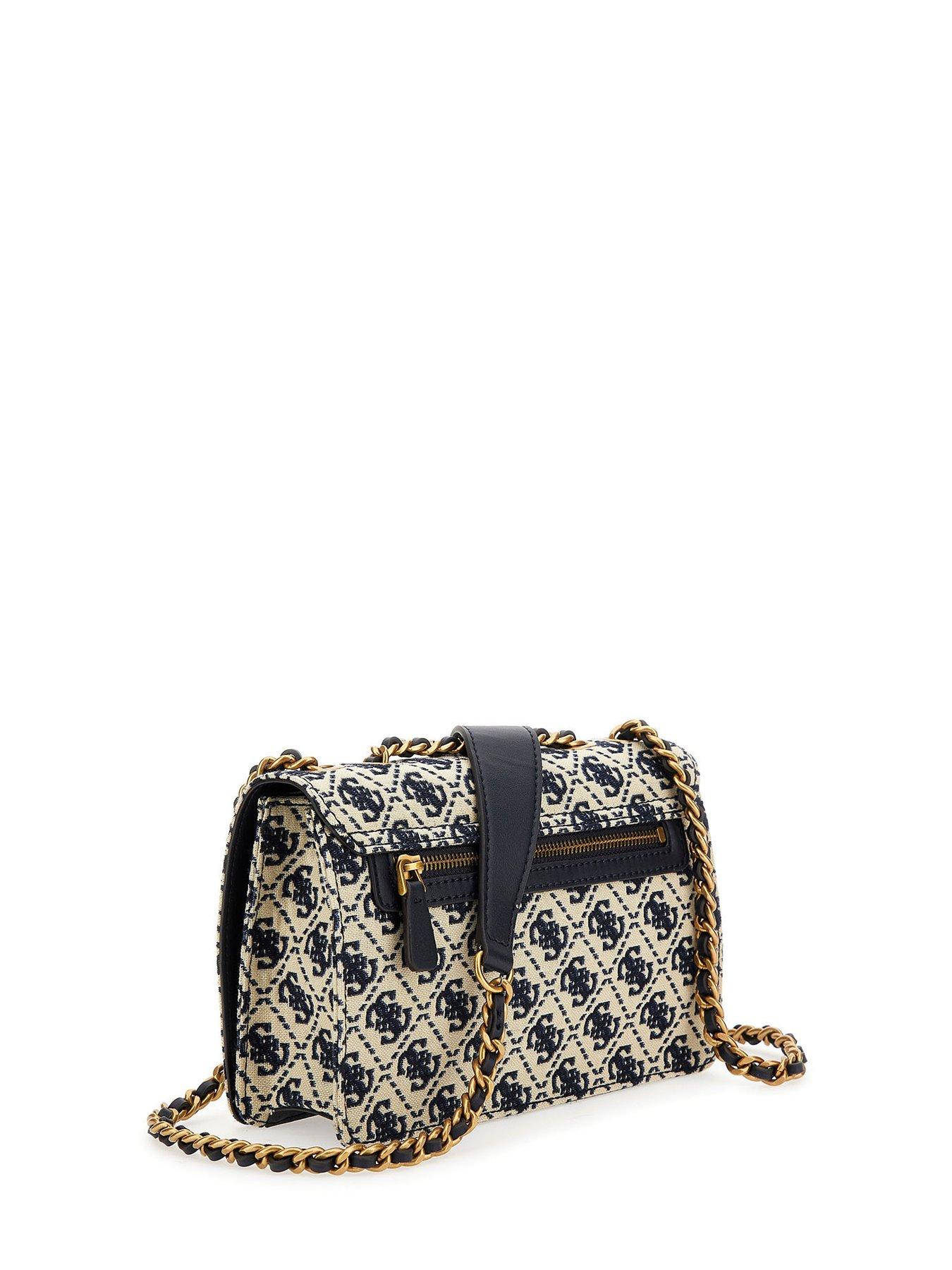 Guess Izzy Convertible Xbody Bag - Navy Logo | Very.co.uk