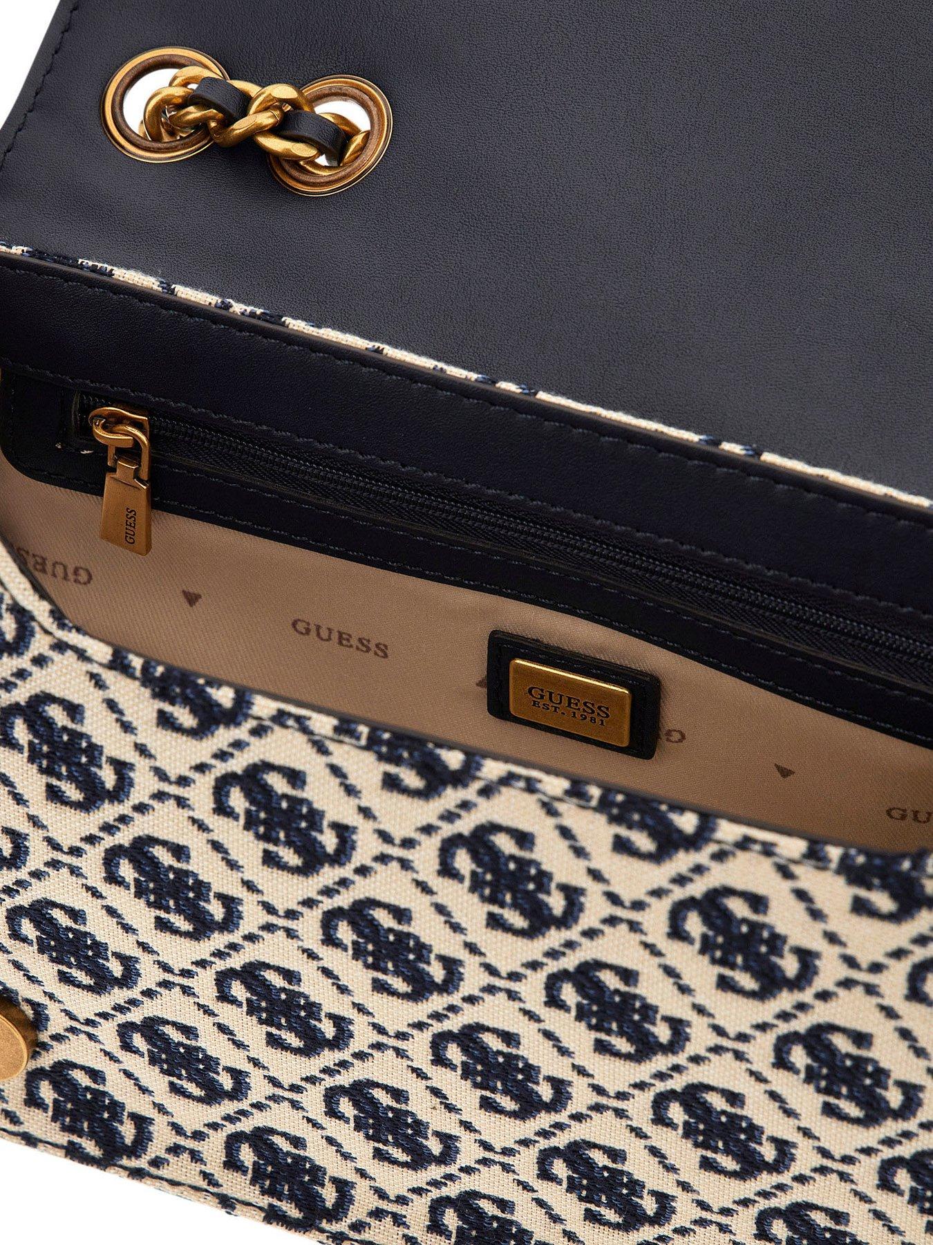 Guess Izzy Convertible Xbody Bag - Navy Logo | Very.co.uk
