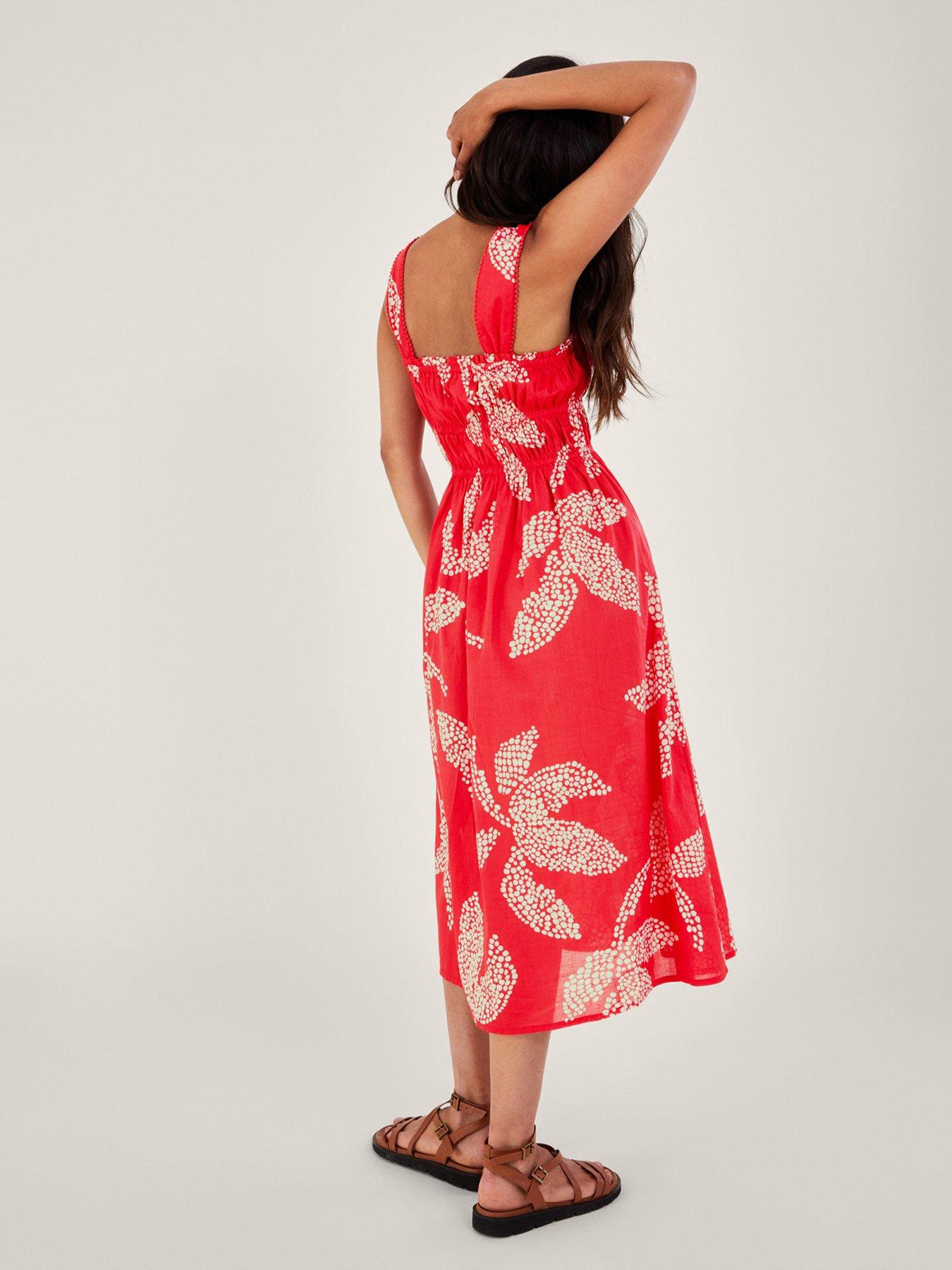 Monsoon liza spot dress sale