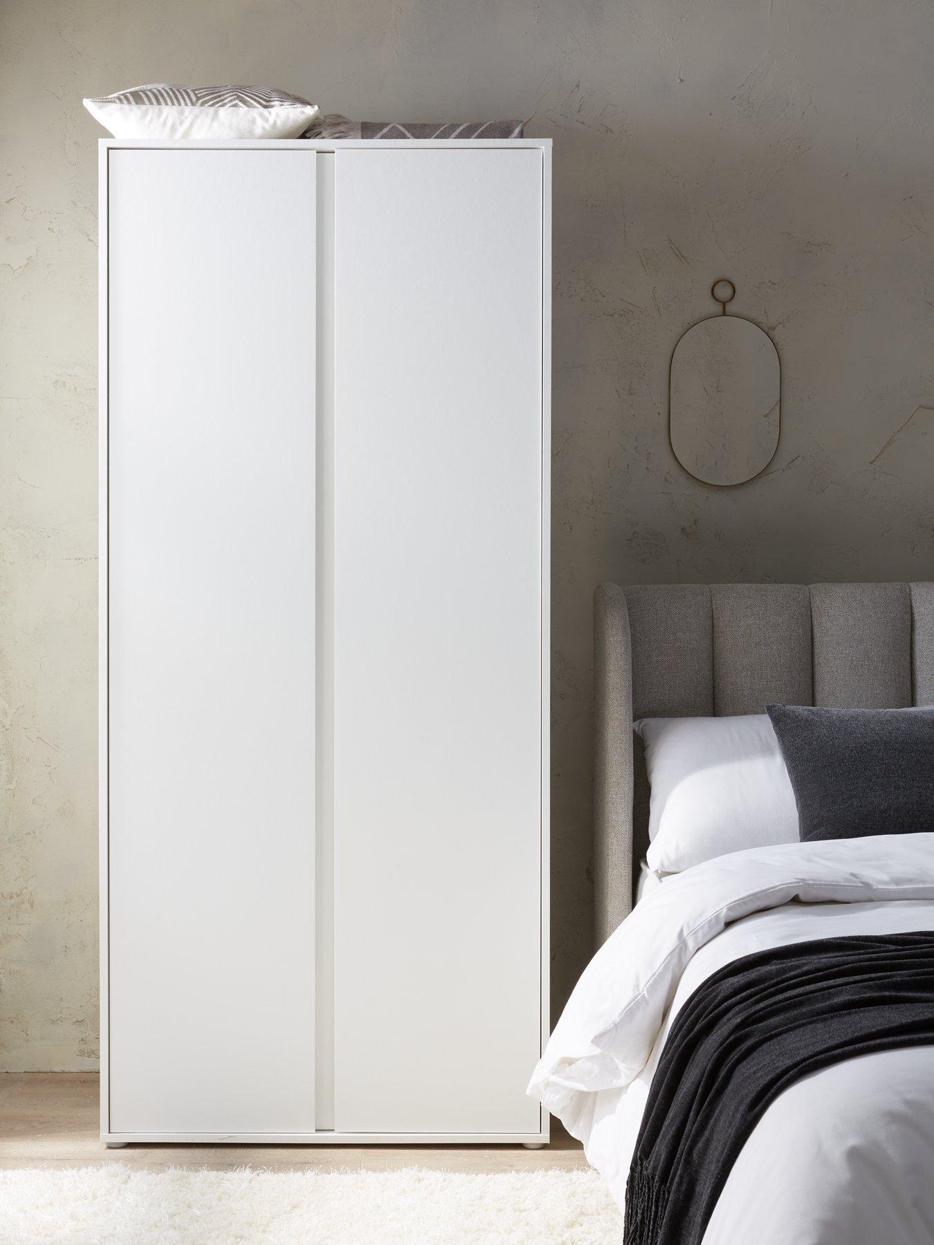 undefined Lisson 2 Door Wardrobe - White - FSC® Certified