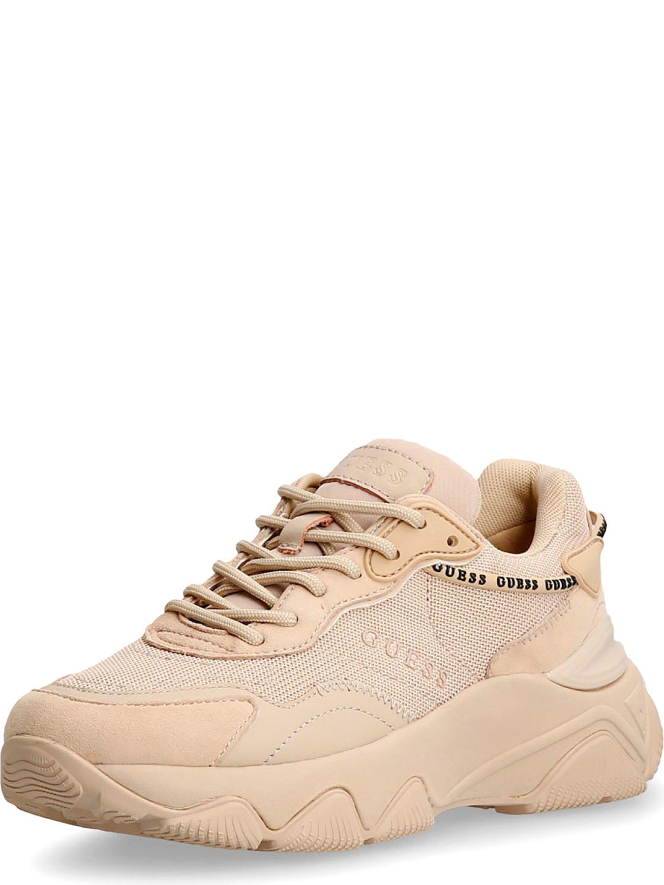 Image 2 of 4 of Guess Micola Chunky Trainer - Nude