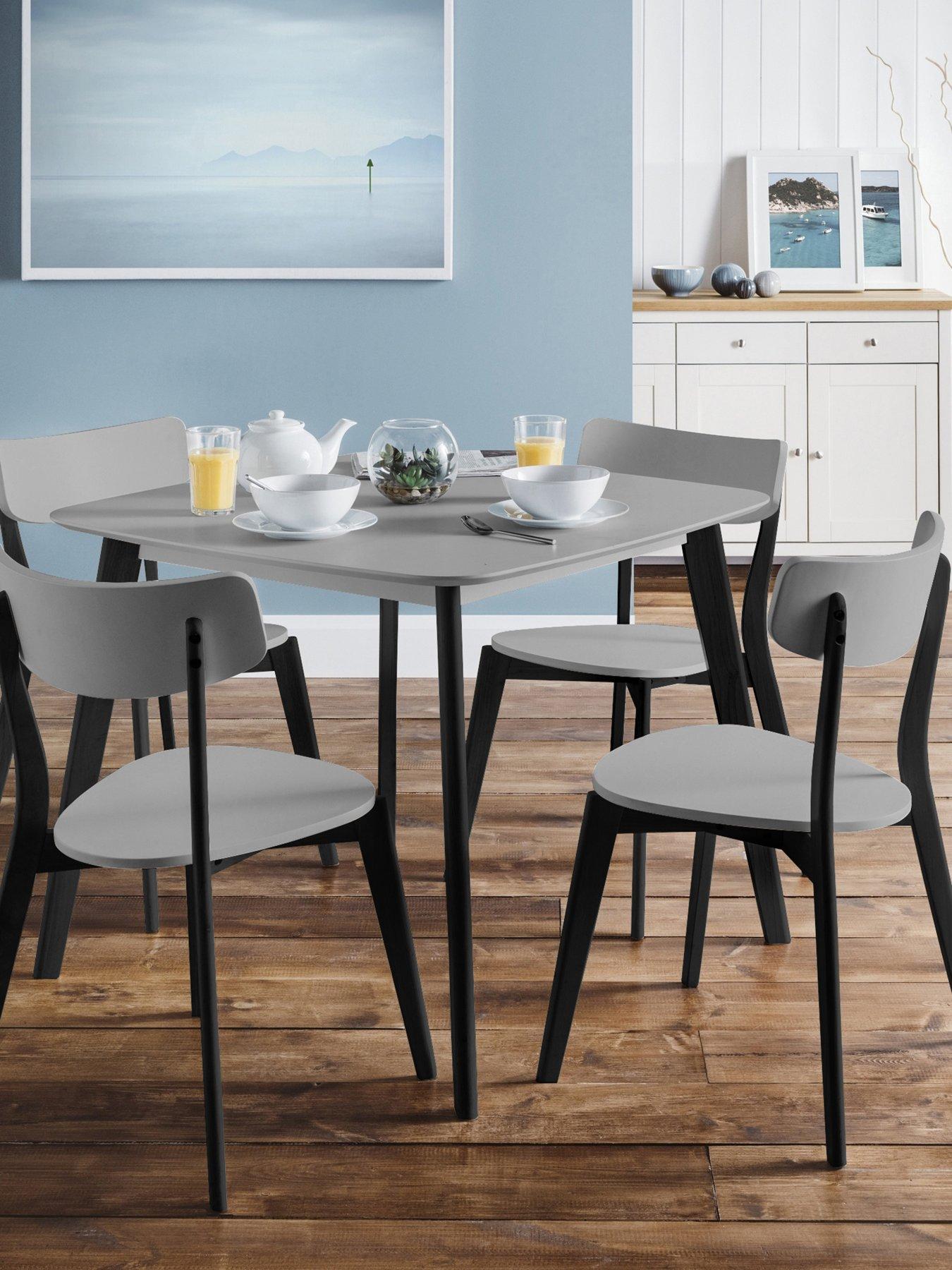 undefined Casa Set of 4 Dining Chairs - Grey