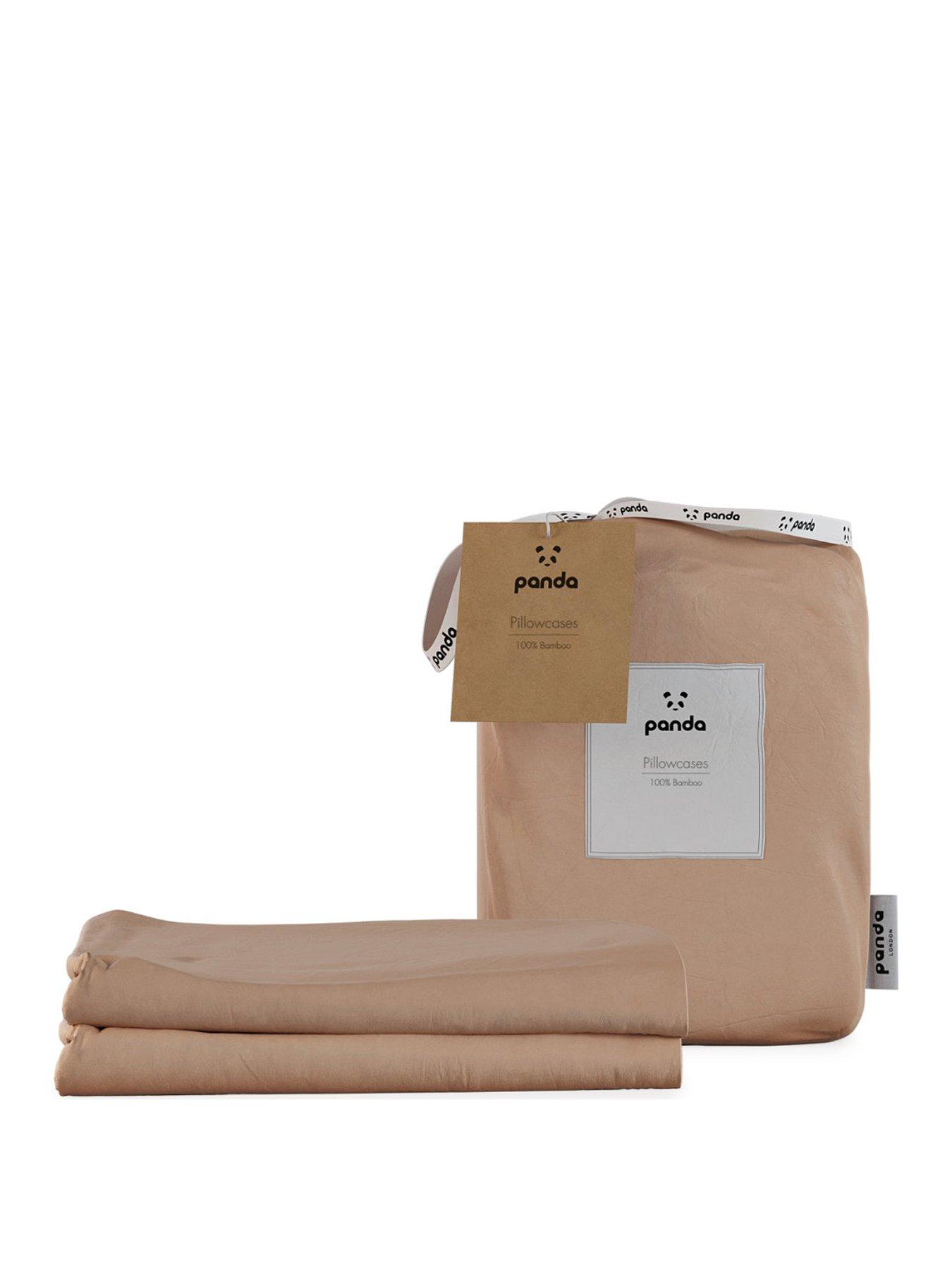 Image 2 of 5 of Panda London 100% Bamboo Pillowcase Pair - Pink
