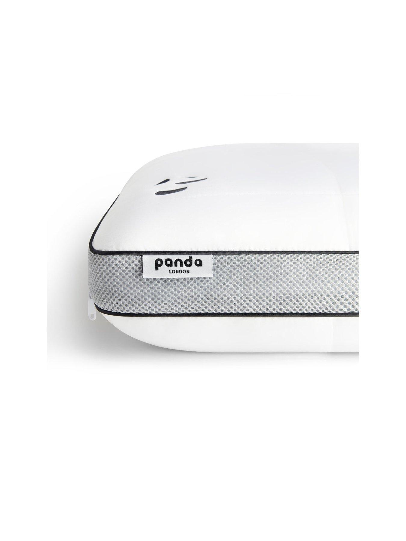 Panda London Hybrid Bamboo Pillow White very.co.uk